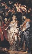 Peter Paul Rubens Saints Domitilla,Nereus and Achilleus (mk01) Spain oil painting reproduction